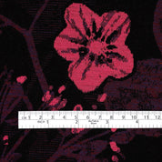 Woodland Flowers Merino Jacquard - Berries