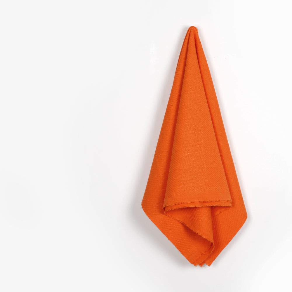  Poly Shimmer Tweed - Orange Peel