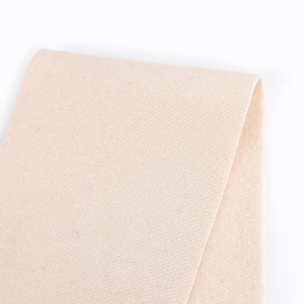 GOTS Organic Cotton Sweatshirting - Vanilla