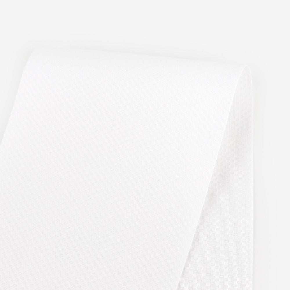 Stretch Cotton Piqué - White